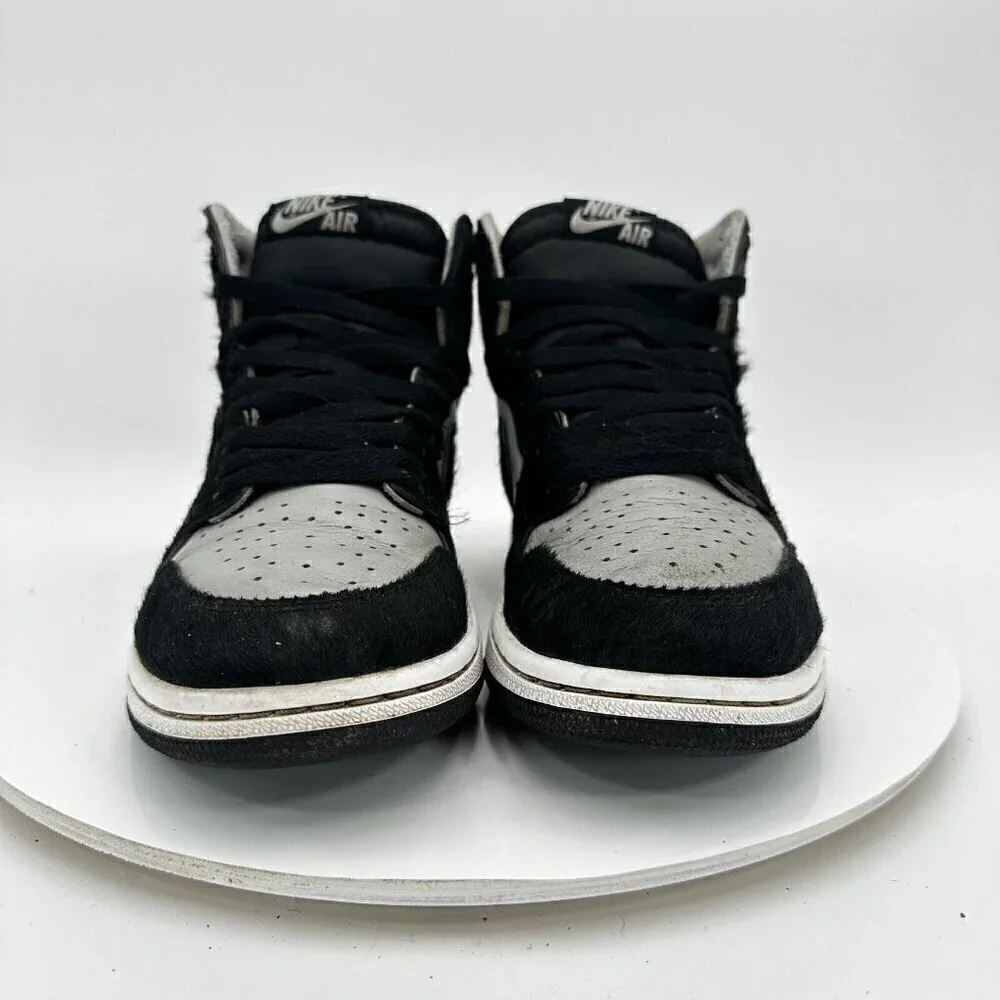 Nike Air Jordan 1 Retro High Women Sz 7.5 DZ2523-001 Medium Grey White Shoe